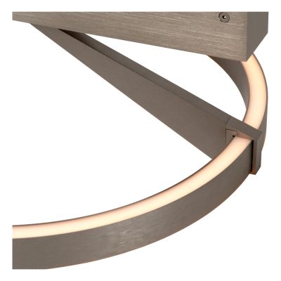 Lucide APPLAUSE - Flush ceiling light - Ø 40 cm - LED Dim. - CCT - 1x26W 2200K/4000K - Grey iron - Premium